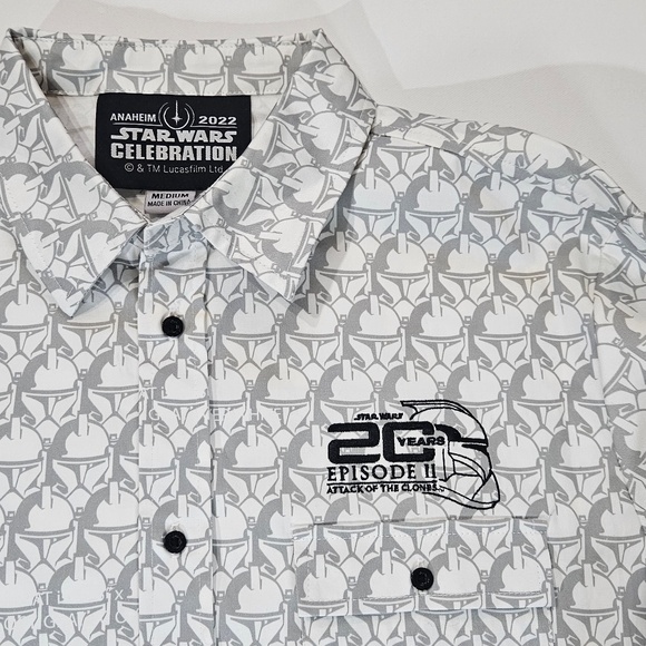 Star Wars Celebration Shirt Mens Medium Episode II 20 Years Clone Trooper 2022‎ - Picture 4 of 9